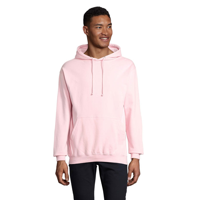 Sweat à capuche unisexe promotionnel CONDOR rose crémeux